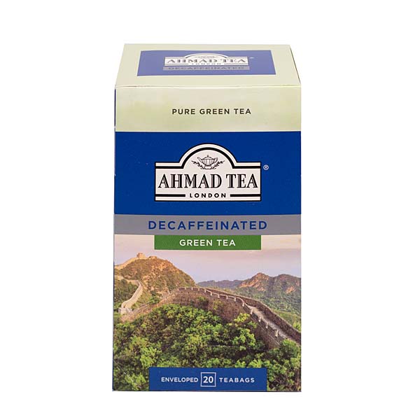 Ahmad Tea - Green Tea Decaffeinated - 20 Teebeutel à 1.5g
