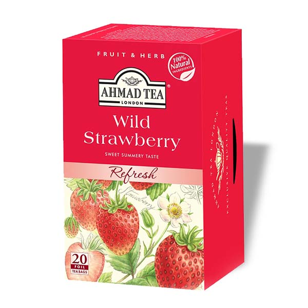 Ahmad Tea - Wild Strawberry - 20 Teebeutel à 2g