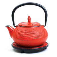 Eisengusskanne Arare 0.4l - Rot