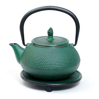 Eisengusskanne Arare 0.4l - Grün