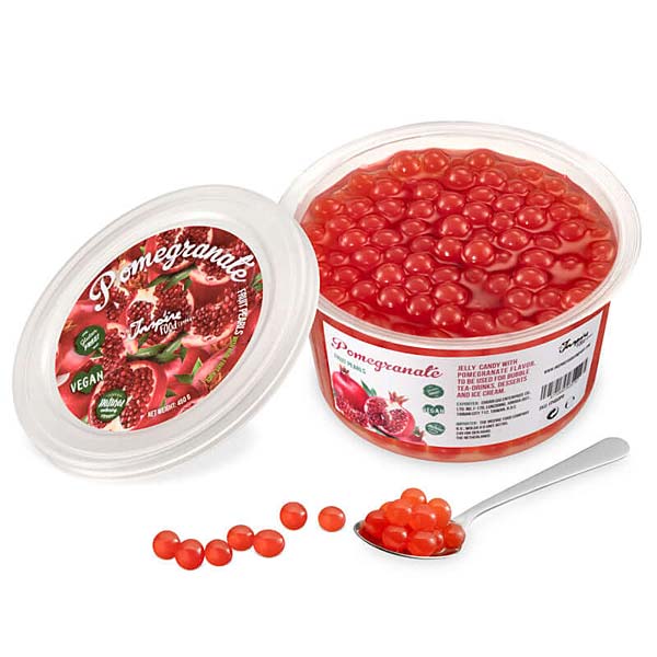 Granatapfel-Fruchtperlen für Bubble Tea - 450g