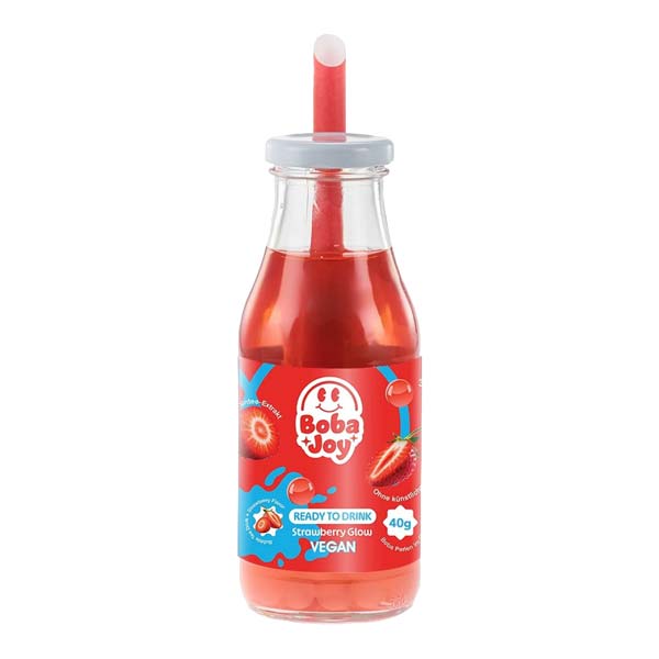 BOBAJOY - Ready to Drink - Strawberry Glow 330ml