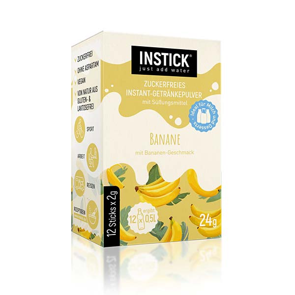 Instick Milk - Banane - 12 x 2g